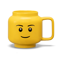 Керамическая кружка LEGO® 530 ml Ярко-желтый — мальчик купить в интернет магазине | M555.COM.UA