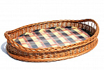 Підноси плетені з натуральної лози