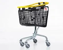 Закупівельний візок 100 л ARAVEN SHOPPING CART LOOP 100 L. Жовті ручки. Закупівельний візок 100 л ARAVEN SHOPPING CART LOOP 100 L. Жовті ручки.